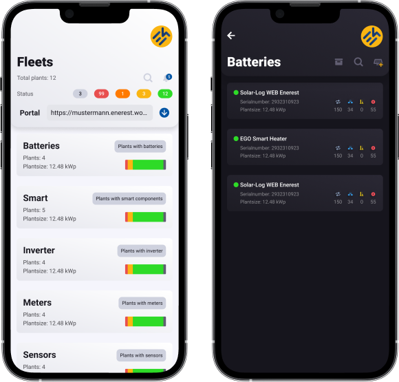 Enerest to go fleets and batteries overview